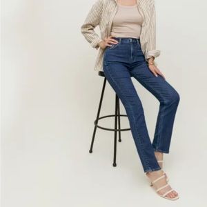 Reformation Liz Ultra High Rise Straight Jeans